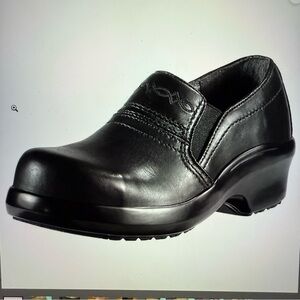Ariat woman’s expert women’s safety clog Sd composite toe shoes black size 8